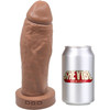 BIG Daddy Duke XL 8.75" Platinum Silicone Realistic Dildo By Dee's Big Daddies - Caramel