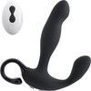 Playboy Pleasure Come Hither Silicone Rechargeable Vibrating Prostate Massager With Remote - Black
