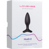 Lovense Hush 2 Small App Enabled Silicone Waterproof Rechargeable Vibrating Butt Plug