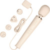 Le Wand Plug-In Vibrating Body Massager - Cream