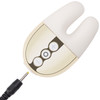 Le Wand Double Vibe Waterproof Rechargeable Vibrator - White & Gold