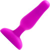 b-Vibe Novice Plug Vibrating Anal Plug With Remote - Fuchsia