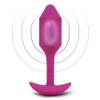 b-Vibe Vibrating Snug Plug 2 Rechargeable Silicone Anal Plug - Rose