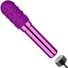 Le Wand Grand Bullet Waterproof Vibrator With Textured Silicone Sleeve & Ring - Cherry Purple