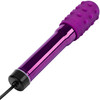 Le Wand Grand Bullet Waterproof Vibrator With Textured Silicone Sleeve & Ring - Cherry Purple