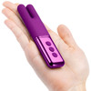 Le Wand Deux Rechargeable Dual Tipped Vibrator - Cherry Purple