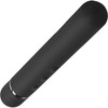 Le Wand Baton Rechargeable Vibrator With Textured Silicone Ring - Black