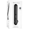 Le Wand Baton Rechargeable Vibrator With Textured Silicone Ring - Black