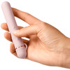 Le Wand Baton Rechargeable Vibrator With Textured Silicone Ring - Rose Gold