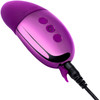 Le Wand Point Rechargeable Waterproof Palm Sized Vibrator - Cherry Purple