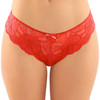 Bottoms Up Poppy Red Crotchless Panty by Fantasy Lingerie - S/M