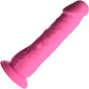 Lollicock 7" Silicone Suction Cup Dildo - Cherry