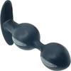 Fun Factory B Ball Duo Silicone Weighted Butt Plug - Black & Grey