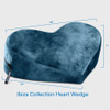 Liberator Heart Wedge Sensual Positioning Pillow - Ibiza Collection, Ocean Blue