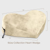 Liberator Heart Wedge Sensual Positioning Pillow - Ibiza Collection, Natural