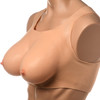 Master Series Perky Pair D-Cup Wearable Silicone Breasts - Vanilla