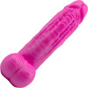 The Titan Medium 7.25" Platinum Silicone Ultrarealistic Dildo With Balls By Uberrime - Pearl Pink