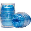 Fleshlight QUICKSHOT Alien Blue Metallic Mouth & Butt - Compact Masturbation Sleeve