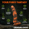 Sabertooth 11" Silicone Suction Cup Dildo With Balls By Creature Cocks