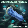 Cocktopus Octopus 8" Silicone Suction Cup Dildo By Creature Cocks