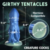 Cocktopus Octopus 8" Silicone Suction Cup Dildo By Creature Cocks