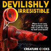 Horny Devil Demon 7" Silicone Suction Cup Dildo With Balls By Creature Cocks