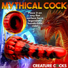 Demon Rising Scaly Dragon 8" Silicone Suction Cup Dildo By Creature Cocks