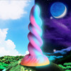 Moon Rider Glow In The Dark Unicorn 8" Silicone Suction Cup Dildo By Creature Cocks