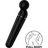 Satisfyer Planet Wand-er Silicone Rechargeable Waterproof Wand Style Vibrator - Black