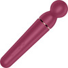Satisfyer Planet Wand-er Silicone Rechargeable Waterproof Wand Style Vibrator - Berry
