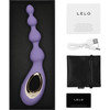 LELO SORAYA Beads Silicone Waterproof Rechargeable Anal Massager - Violet Dusk