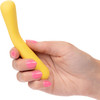 Boundless Mini FlexiWand Bendable Rechargeable Waterproof Silicone Vibrator By CalExotics - Yellow