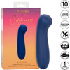 Cashmere Satin G Rechargeable Waterproof Silicone G-Spot Vibrator By CalExotics - Blue