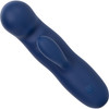 Cashmere Silk Duo Rechargeable Waterproof Silicone Rabbit Vibrator By CalExotics - Blue