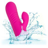 Thicc Chubby Honey Rechargeable Waterproof Silicone Dual Stimulation Vibrator By CalExotics - Pink