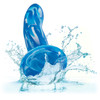 Twisted Love Twisted Probe 4.75" Silicone Suction Cup Dildo By CalExotics - Blue & White