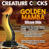 Golden Mamba 8" Silicone Suction Cup Dildo By Creature Cocks