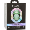 Opal Ripple Massager Rechargeable Waterproof Silicone Vibrator By CalExotics - Green