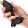 Forbidden Large Rose Silicone Butt Plug By CalExotics - Black