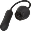 French Kiss Elite Lover Silicone Rotating Bullet Vibrator & Flickering Tongue Clitoral Stimulator By CalExotics - Black