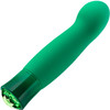 Oh My Gem Enchanting Rechargeable Waterproof Silicone Warming G-Spot Vibrator By Blush - Emerald