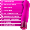 Oh My Gem Exclusive Rechargeable Waterproof Silicone Warming G-Spot Vibrator By Blush - Tourmaline