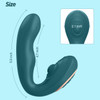 Tracy's Dog Cobra 3-In-1 Silicone A-Spot Vibrator With G-Spot Tapping & Clitoral Pulsing - Green