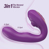 Tracy's Dog Cobra 3-In-1 Silicone A-Spot Vibrator With G-Spot Tapping & Clitoral Pulsing - Purple