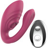 Tracy’s Dog Nina Dual Stim Vibrator With Clitoral Tapper, Flexible Internal Stimulator & Remote - Pink