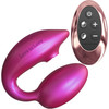 Wonderlover Air Pulse Clitoral Stimulator & Vibrating G-Spot Egg By Love To Love - Iridescent Berry