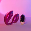 Wonderlover Air Pulse Clitoral Stimulator & Vibrating G-Spot Egg By Love To Love - Iridescent Berry