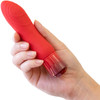 Oh My Gem Desire Rechargeable Waterproof Silicone Warming Vibrator By Blush - Ruby