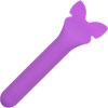 Bliss Liquid Silicone Flutter Rechargeable Waterproof Clitoral Vibrator By CalExotics - Purple