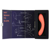 The Mini Swan Wand Rechargeable Waterproof Silicone Glow In The Dark G-Spot Vibrator - Orange